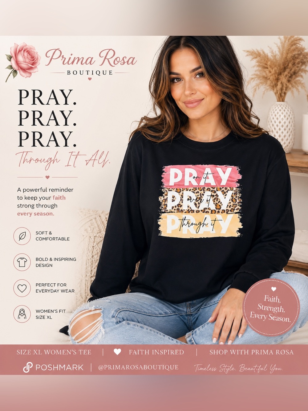 Pray graphic tee